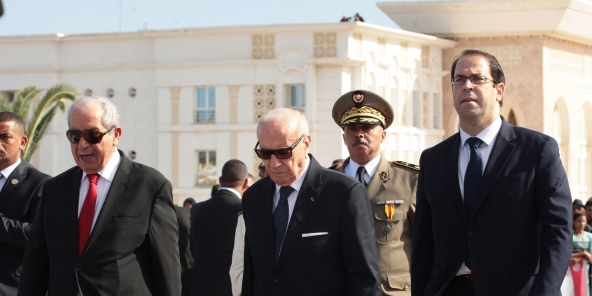 Béji Caid Essebsi et Youcef Chahed