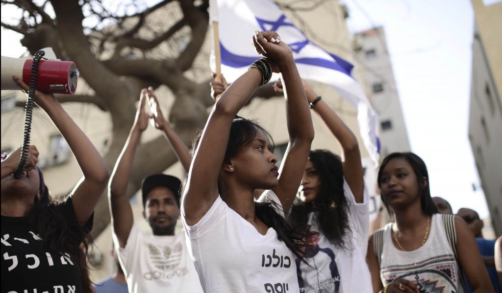 manifestation d'israéliens d'origine éthiopienne